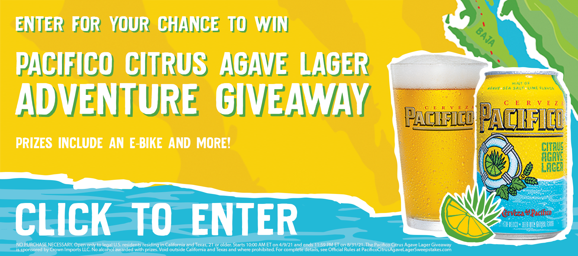 Pacifico Citrus Agave Lager Adventure Giveaway